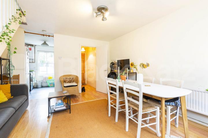 Spacious split level two double bedroom private property Bergholt Mews, Camden